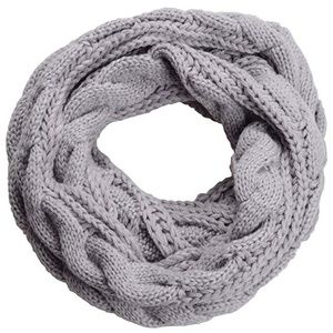 Gray Loop Infinity Scarf